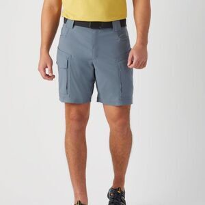 Duluth Tradng Dry on the Fly Relaxed Fit 9" Cargo Shorts‎ size38 Smokey Tan NWT